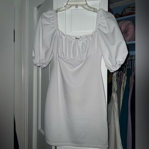 Missguided white mini dress